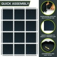 thumbnail image 3 of ProsourceFit Rubber Top Exercise Puzzle Mat 3/4-in, EVA Foam & Rubber Tiles, 3 of 8