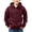 Wine, variant on Boys Full Zip Hoodie Kids Hooded Sweatshirts Teen Soft Fleece Lined Jackets Lightweight Athletic Sports Coat Preppy Outerwear