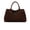 Coffee, variant on Suede Tote Bag for Women, Vintage Faux Suede Bag Handbag, Women's Large Brown Suede Top-Handle Work Handbag
