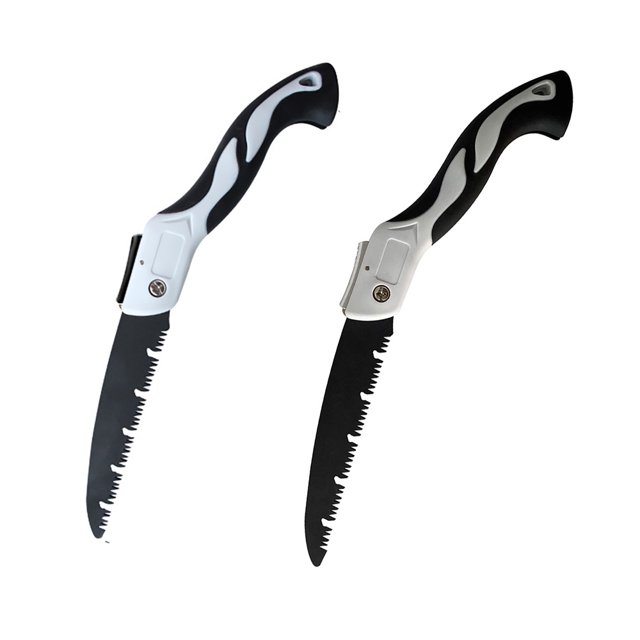 Sierra Plegable De Acero Al Manganeso, Herramienta De Corte Para Carpintería, Sierra De Mano Afilada Multifuncional Plegable Para Poda, Aserrado, Injerto, Camping, Senderismo, Caza, Jardinería, Noticed TO004308-00