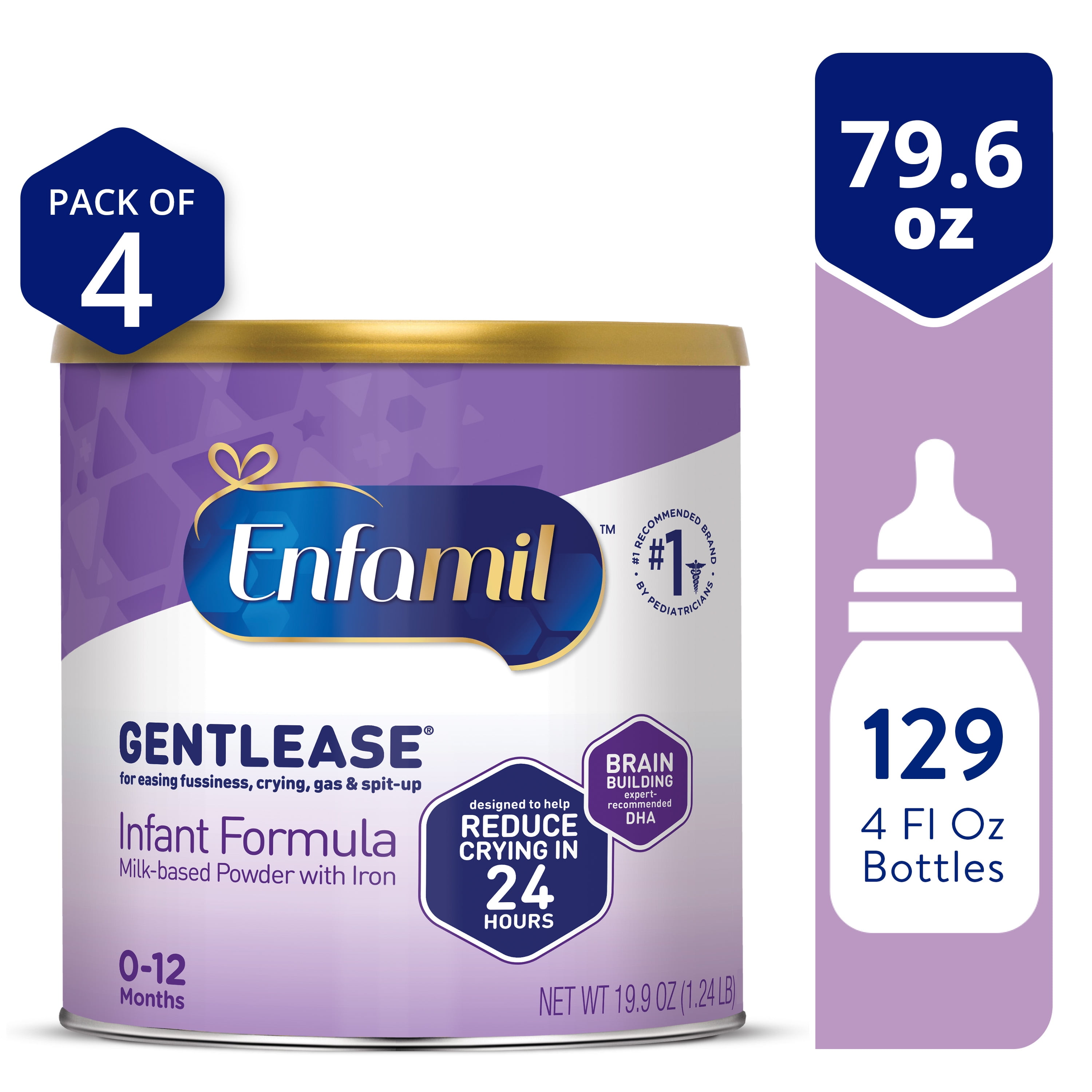 Enfamil Gentlease Powder Baby Formula with Iron, 12.4 oz Enfamil Gentlease Powder Baby Formula with Iron, 12.4 oz