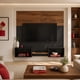 thumbnail image 1 of Mueble TV Duo 80", Atlas del Descanso Color Nogal con Negro, 1 of 8