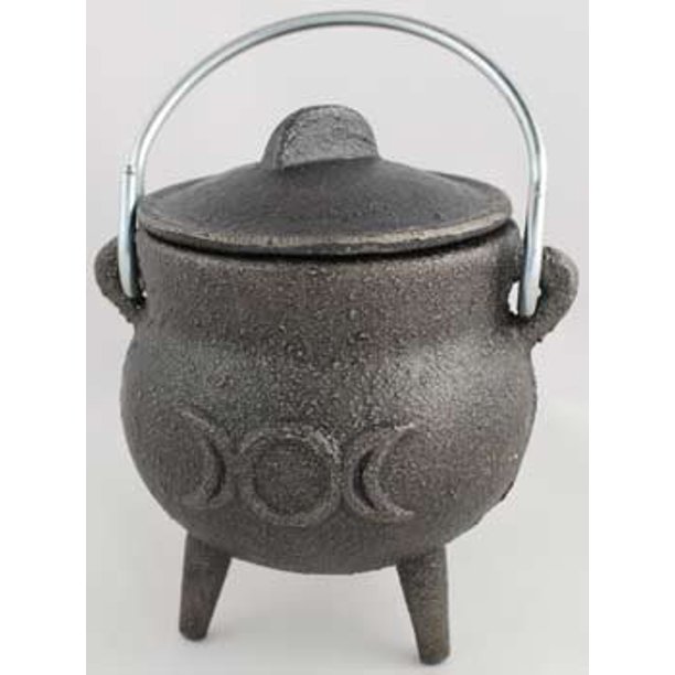 Small Triple Moon Cast Iron Cauldron