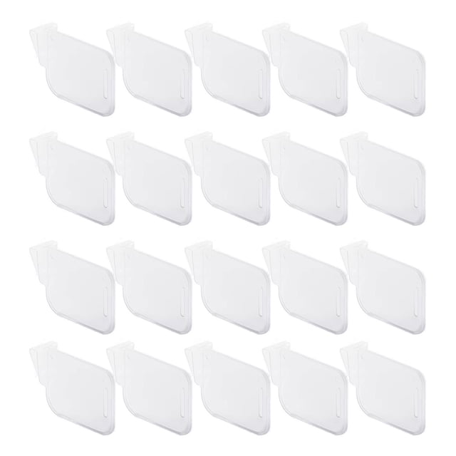 Hioecau Refrigerator Side Door Divider Transparent Design Easy Snap-On Installation PP Plastic Adjustable Partition Flexible Storage Organizer