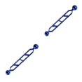 thumbnail image 3 of Bearachild 5 7 9 11 pulgadas cabeza de bola doble 1 adaptador de articulación brazo de extensión para abrazadera de mariposa subacuática montaje Type3 NO3, 3 of 5