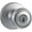 Satin Chrome, variant on Kwikset 400T-S Tylo Single Cylinder Keyed Entry Knobset - Chrome