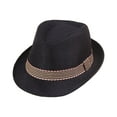 thumbnail image 3 of Kids' Straw Sun Hat, Wide Brim Bow Decoration Beach Hat for Boys and Girls, UV Protection Summer Hat for Outdoor Play, Travel, and Sun Safety, Lightweight and Breathable for Hot Weather - Black, 3 of 8