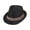 Black, variant on Baby Straw Hat Kids Floppy Straw Fedora Panama Hat Summer Short Brim Beach Sun-Hat for Baby Boys Girls Fedora Hats for Kids Red One Size