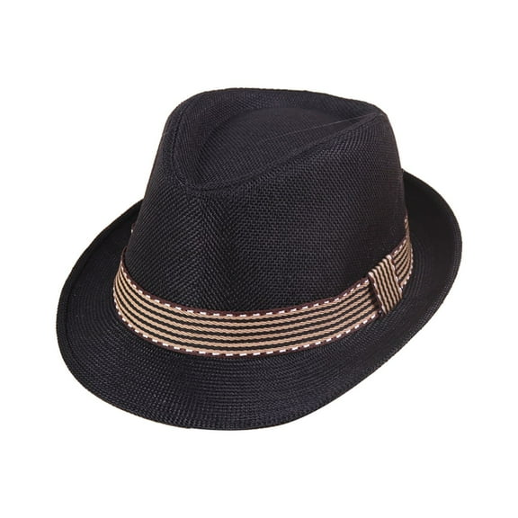 Coerni Kids Boys Girls Fedora Hats Strawhat Toddler Baby Sun Hats Beach Hats Short Brim Fedora Caps Spring Summer Hats