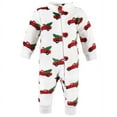 thumbnail image 3 of Hudson Baby Unisex Baby Plush Jumpsuits, Christmas Tree Truck, 6-9 Months, 3 of 4