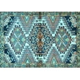 thumbnail image 1 of Ahgly Company Indoor Rectangle Persian Light Blue Traditional Area Rugs, 5' x 7', 1 of 4