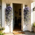 thumbnail image 6 of Rattan Basket Artificial Bougainvillea Wall Hangings, Full Bloom Silk Flower Suspended Ornament for Wedding Hall Ceiling, Interior Wall and Indoor Wedding Venue Space Styling Decoration, 6 of 6