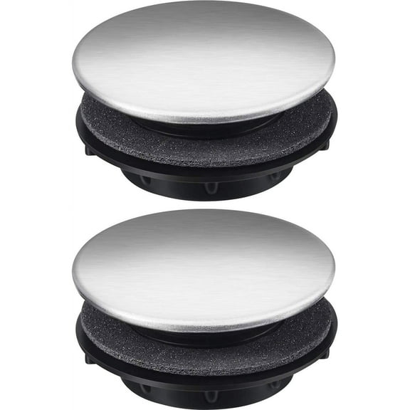 Fancy 2Pcs Kitchen Faucet Hole Cover Stainless Steel, Premium Sink Tap Hole Cover 36mm