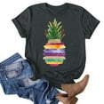 thumbnail image 2 of Raeneomay Oversized T Shirts for Women Summer Beach Printed T-Shirt with Round Neck And Short Sleeved Top, 2 of 3