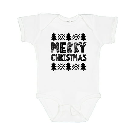 

Inktastic Scandinavian Merry Christmas Gift Baby Boy or Baby Girl Bodysuit