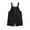 Black, variant on Purcolt Short Overalls for Women Summer Casual Square Neck Adjustable Strap Button Down Baggy Bib Jumpsuit Comfort Loose Fit Wide Leg Romper With Pockets