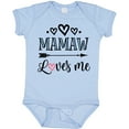 thumbnail image 3 of Inktastic Mamaw Loves Me Grandchild Girls Baby Bodysuit, 3 of 5