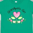 thumbnail image 4 of Inktastic Grandpa's Girl Heart Flowers Girls Toddler T-Shirt, 4 of 5