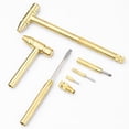 thumbnail image 1 of KAKOWELY archaeology tools 1 Set Kids Archaeology Tool Set With Hammer Chisel Brush And Magnifier Gemstone Excavation Tools For Stem Science Kits And Pretend Play, 1 of 4