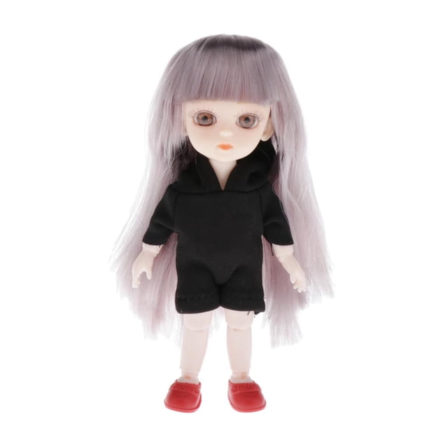 Trajes de manga Monos ones Ropa de para proteger con capucha para , para MSD Disfraces Yotijar BJD Doll Maiden Doll