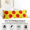thumbnail image 3 of Polka Dot Body Pillow Cover - Soft & Breathable Fabric, Hidden Zipper, 20"x54", Retro Dot Pattern - Perfect Gift for Side Sleepers, Vintage Decor & Pregnancy Support, 3 of 7