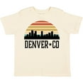 thumbnail image 3 of Inktastic Denver Colorado Skyline Vintage Boys or Girls Toddler T-Shirt, 3 of 5