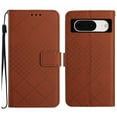 thumbnail image 2 of For Google Pixel 8 Wallet Case with RFID Blocking Card Slots Holder Premium PU Leather Magnetic Kickstand Shockproof Wrist Strap Removable Flip Protective Cover For Google Pixel 8, Brown, 2 of 9