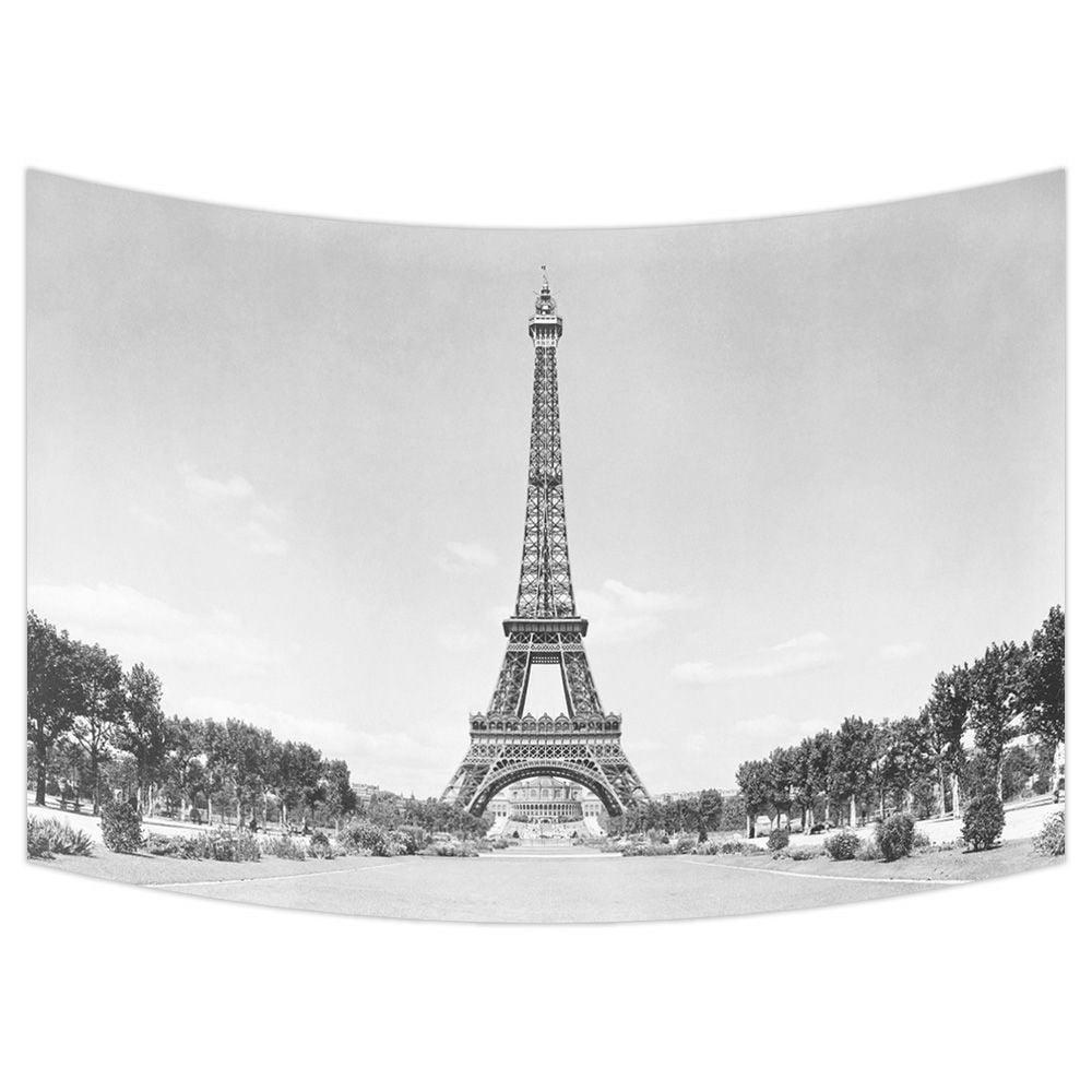 ZKGK Paris Eiffel Tower Tapestry Wall Hanging Wall Decor Art for Living