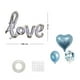 thumbnail image 4 of 3 Globos Inflables Con Letras De Amor, Decoración De Regalo Para El Día De San Valentín, Color Azul, 4 of 4