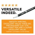 thumbnail image 6 of BIC Prevaguard Black Retractable Ballpoint Pens, 1.0mm, 12 Pack, 6 of 8