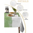 thumbnail image 2 of Sage Green Table Cloth 52x70 Inch Rectangle, Gray Graffiti Color Blocks Abstract Art Geometric Waterproof Tablecloth Washable Table Cover for Party Picnic Dinner Decor, 2 of 9