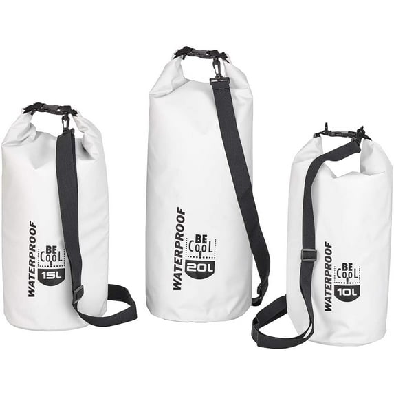 Tube Cooler Bag (White, S) 10 Liters / 10.5 QT