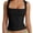 B-Black, variant on Tank Tops for Women Black Sweetheart Neck Sleeveless Summer Crop Tops Casual Slit Hem Shirts Yoga