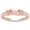 Pink, variant on 14K Yellow Gold over 925 Sterling Silver Holy Spirit Simple Dove Ring for Women-7