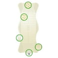 thumbnail image 3 of Aquasense Non-Slip Bath Mat with Invigorating Massage Zones, Large, 3 of 8