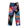 thumbnail image 4 of Balery Tropical Palm Leaves print Men's Pajama Pants,Ultra Lightweight Pjs,Lounge Pant-Large, 4 of 9