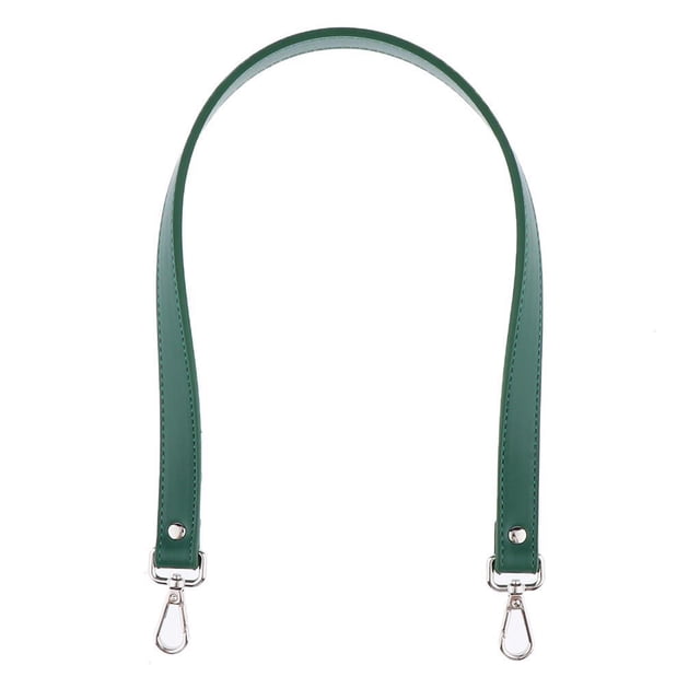 Jumpingount 64cm Leather Strap Bag Handle DIY Replacement Strap Shoulder Handbag Bolsas de mensajero y de hombro Verde