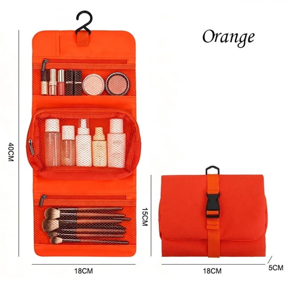 Travel Makeup Bag Women Toiletries Storage Pouch Detachable Travel Make Up Organizer Waterproof Beauty Bag Bathroom Wash Bag