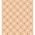 thumbnail image 3 of Ambesonne Abstract Duvet Cover Sets, Retro Style Circles Flower, 2-King, Pale Orange Vermilion, 3 of 7