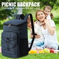 thumbnail image 3 of Mochila Oxford Cgtredaw Cool Storage Almacenamiento Gran Capacidad para Exteriores azul Marino, 3 of 7