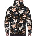 thumbnail image 7 of Sigee Lilies Flowers for Men's Pullover Hoodie Sweatshirts Adult Casual Long Sleeve Sweatshirts ,Sizes S-4XL-3X-Large, 7 of 7