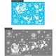 thumbnail image 1 of Pegatinas de Feliz Navidad para decoración del hogar, calcomanías de alce, copo de nieve, Papá Noel, pared, Festival, 2024, 1 of 4