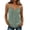 14·Green, variant on Women Simple V Neck Solid Color Soft Fabric Sleeveless Camisole Tank Top