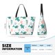 thumbnail image 4 of Fotbe Turtles And Seahorses Bolsa de Viaje para Playa - Resistente al Agua, Bolsa Tote de Gran Capacidad y Ligera con 7 Bolsillos para Mujeres y Hombres, 4 of 7