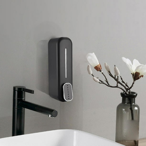 Dispensador de jabón de montaje en pared perfecl Negro 300ml