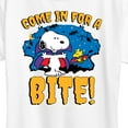 thumbnail image 3 of Peanuts - Snoopy Come In For A Bite - Women's Short Sleeve Graphic T-Shirt, 3 of 6