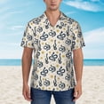 thumbnail image 2 of Xecao Snake print Hawaiian shirt - a stylish short-sleeve button-down for men, perfect for casual beach and tropical outings., 2 of 9