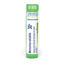 Boiron Mercurius Solubilis 30X, Homeopathic Medicine for Sore Throat With Bad Breath And Excess Salivation, 80 Pellets