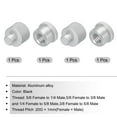 thumbnail image 3 of Uxcell 4Pcs Mic Adapter 5/8 Female to 1/4 Male and 3/8 Male and 1/4 Female to 5/8 Male,3/8 Male to 5/8 Male Silver, 3 of 6
