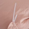 thumbnail image 3 of MOOWOO Pink Boho Bedding, Queen Tufted Tassel Fringe Farmhouse Duvet Cover,Boho Chic BeddingSolid Color,100% Washed Microfiber,Lightweight for All Season, 3 of 8
